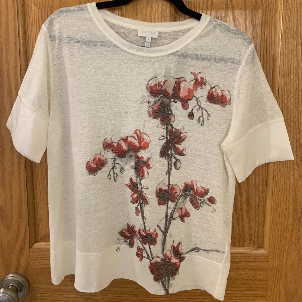 Escada Women's Luxury T-Shirt Size SM